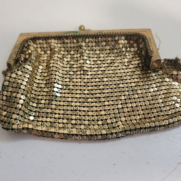 Vintage Whiting & Davis Gold Mesh Coin Purse - Picture 1 of 7